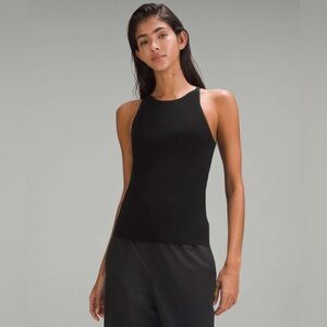 Lululemon Lightweight Ribbed Knit Tank Top Black in M